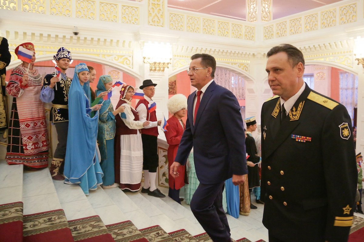 Губернатор Астраханской области Александр Жилкин провёл торжественный приём в Астраханском государственном театре Оперы и Балета
